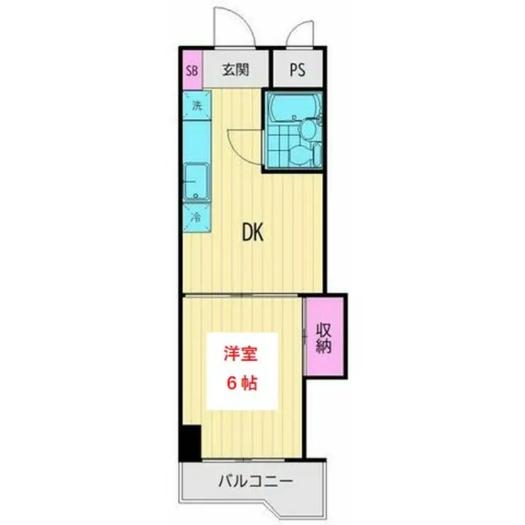 ニューライフ大森 5階階 間取り