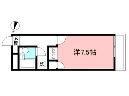 TOP新横浜第1(ワンルーム/4階)の間取り写真