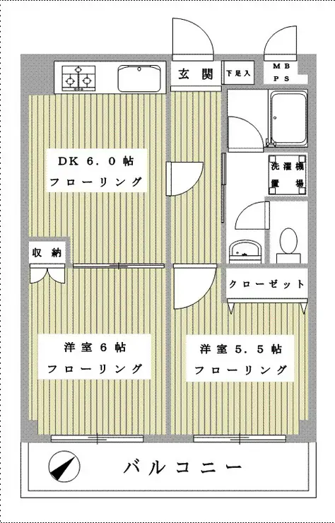 ア・ボートルサンテ東館 4階階 間取り