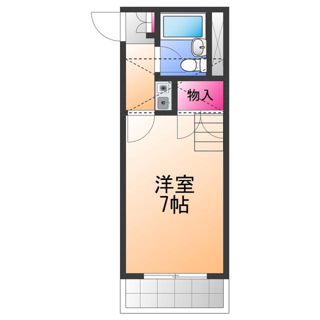 レンパレス泉佐野(1K/3階)の間取り写真