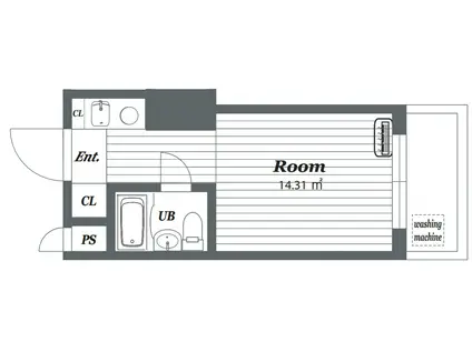 TOP・上池袋(ワンルーム/5階)の間取り写真