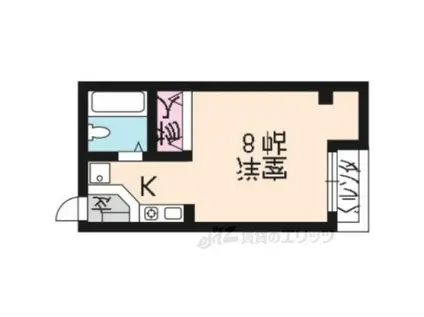 メゾン大将軍(1K/3階)の間取り写真