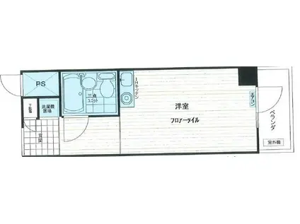 歌舞伎町ダイヤモンドパレス(ワンルーム/2階)の間取り写真