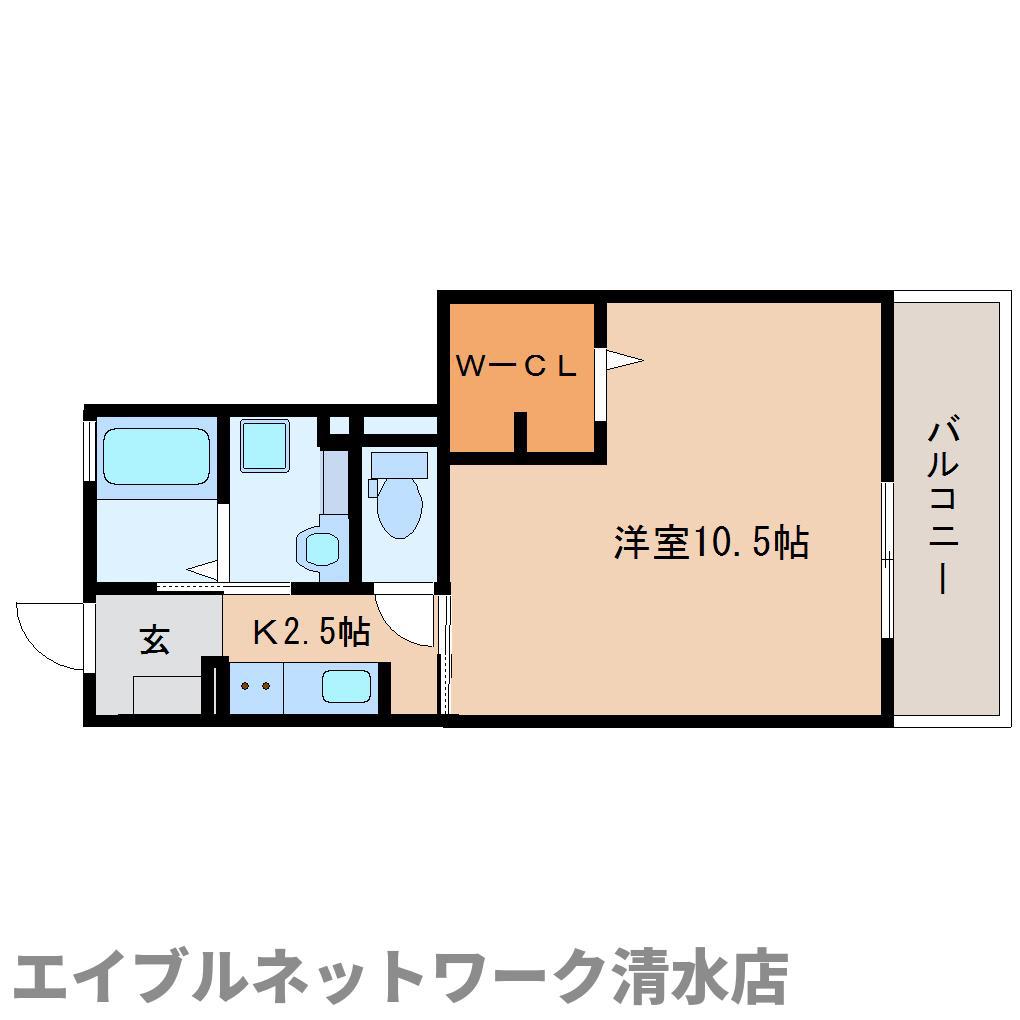 セレッサウーノ(1K/1階)の間取り写真