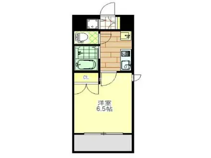 サンアーク深江橋(1K/8階)の間取り写真