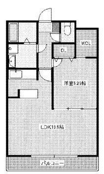 ボア・ソルテ壱番館(1LDK/2階)の間取り写真