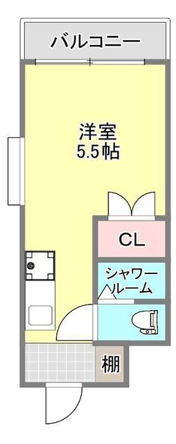 サンハイム西落合(ワンルーム/4階)の間取り写真