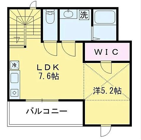 ブランエール中目黒(1LDK/3階)の間取り写真