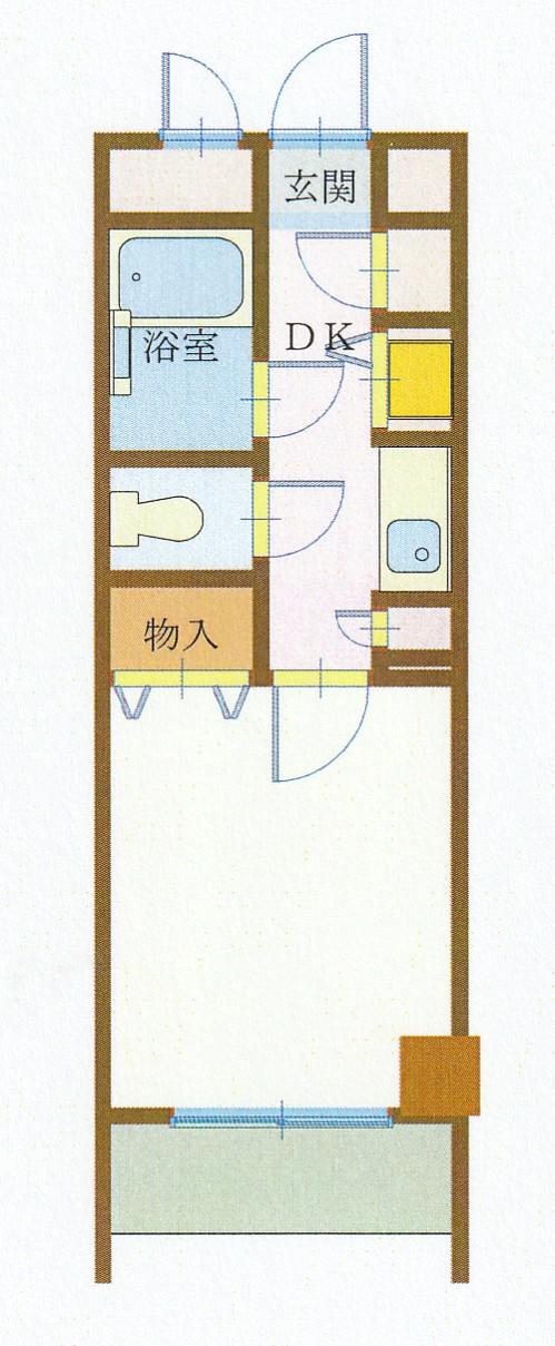 RX相生(1K/7階)の間取り写真