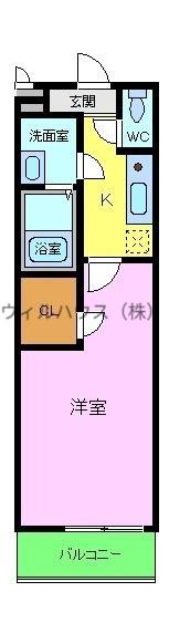フジパレス堺鳳中3番館(1K/3階)の間取り写真