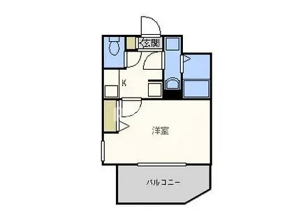 プロシード大阪ウエストアドリア(1K/7階)の間取り写真