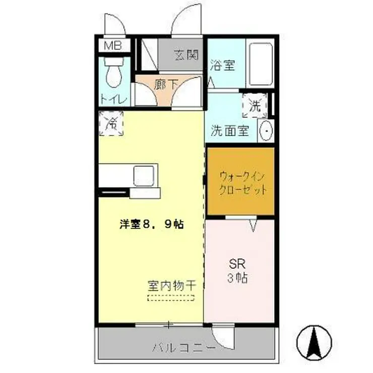 トレビナ与野本町 3階階 間取り