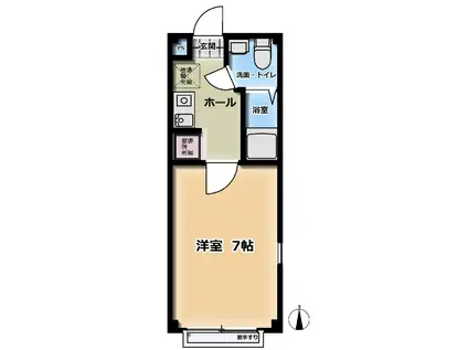 サニーヴィラ(1K/1階)の間取り写真