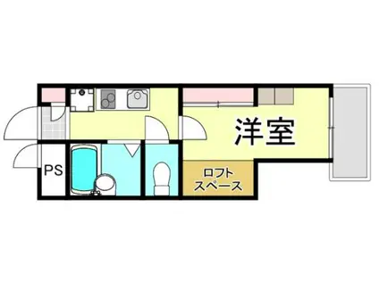 レオパレスル・コントワールII(1K/3階)の間取り写真