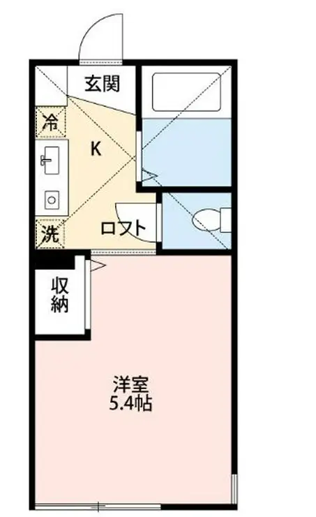 ドミール本郷台II 1階階 間取り