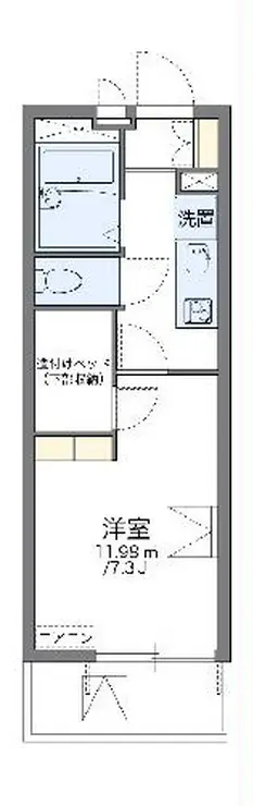 レオパレスエスペランサ 3階階 間取り