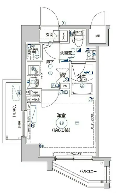 Le’a横濱ウエストステージ 4階階 間取り
