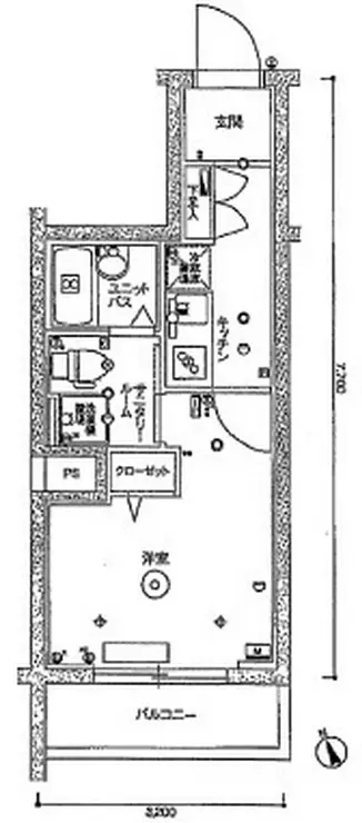 スカイコート蒲田弐番館 2階階 間取り