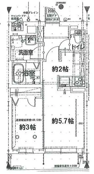 メープルガレ 2階階 間取り