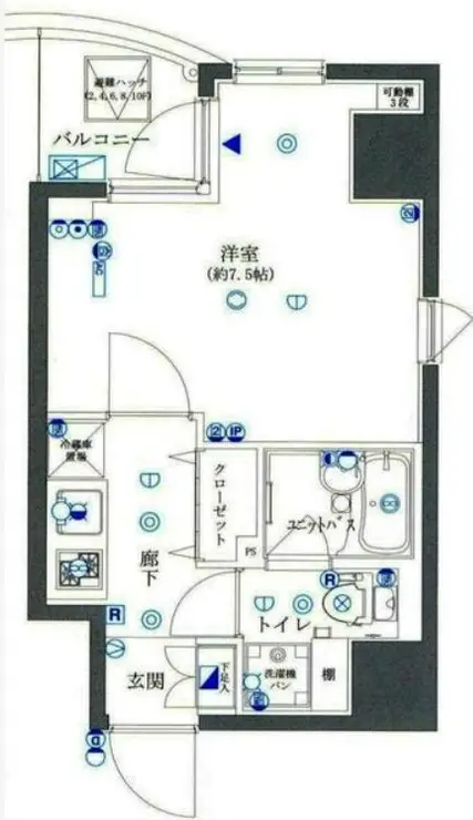 リガーレ本所吾妻橋 10階階 間取り