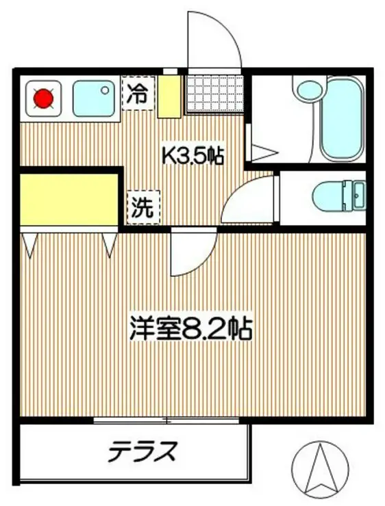 エスカローラ 1階階 間取り