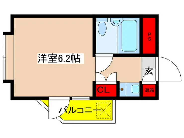 読売ランドAハウス 2階階 間取り