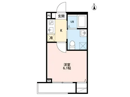 ROBOT HOME 鉄道博物館II(1K/3階)の間取り写真