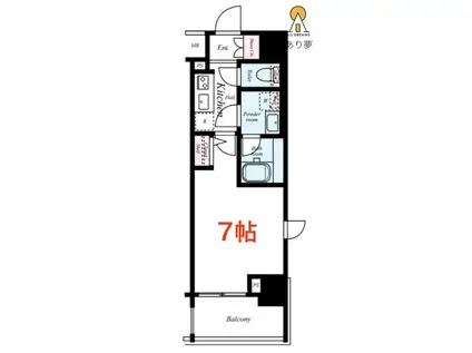 LEA横濱大通公園(1K/10階)の間取り写真
