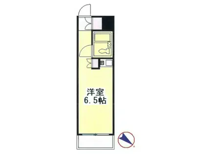 イーグル巣鴨(ワンルーム/7階)の間取り写真