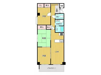 99797056(3LDK/2階)の間取り写真