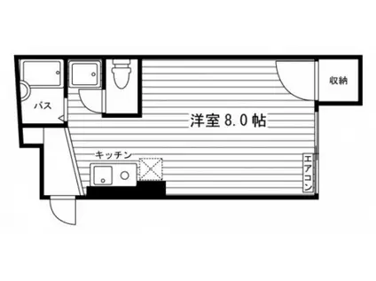 りひあハウス(ワンルーム/2階)の間取り写真