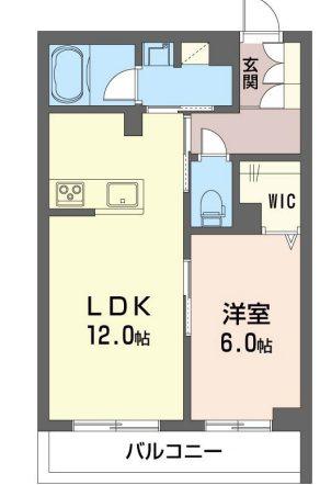 並木ハーミテイジK(1LDK/3階)の間取り写真