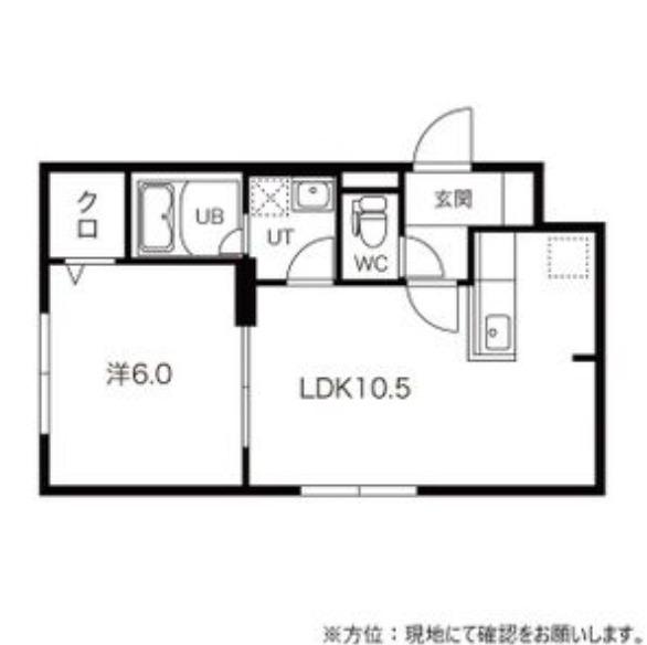 RITZ GRANDE宮の沢(1LDK/3階)の間取り写真