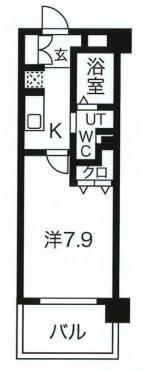 OTOWA神戸元町(1K/10階)の間取り写真
