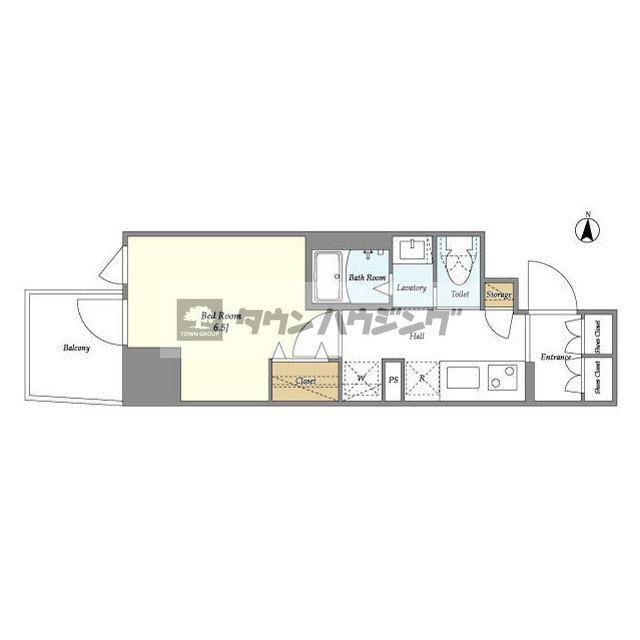 TSレジデンス北上野(1K/13階)の間取り写真