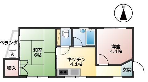 STプラザ(2K/3階)の間取り写真