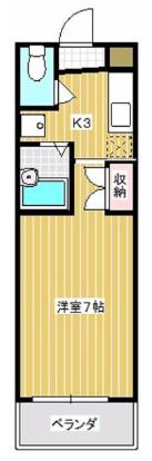 レジデンシア久茂地(1K/5階)の間取り写真