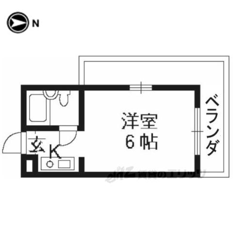 第12長栄セントラルシティーハイツ(ワンルーム/3階)の間取り写真