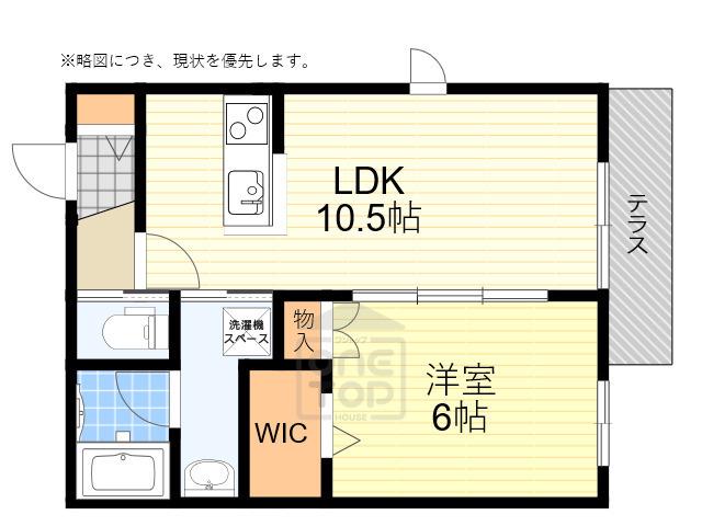 カーサ・セレステ(1LDK/1階)の間取り写真
