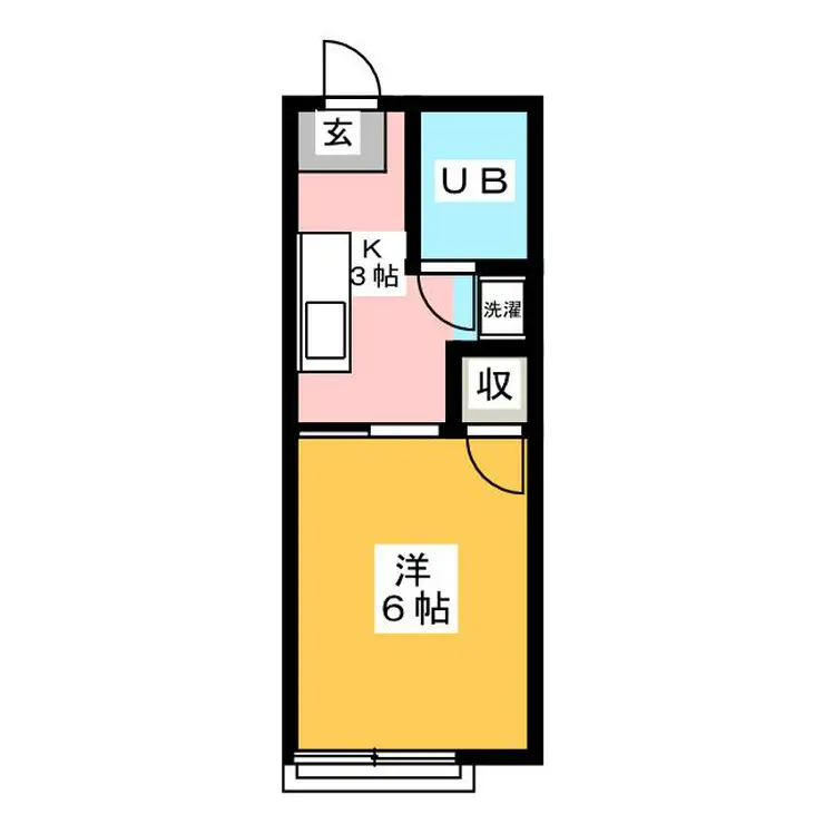 TMJコーポ 1階階 間取り