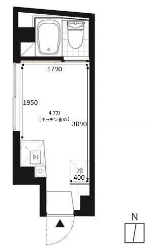 KS283(ワンルーム/5階)の間取り写真