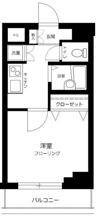 アデッソ新宿若松町 2階階 間取り