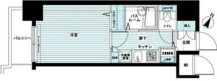 トーシンフェニックス田町 12階階 間取り