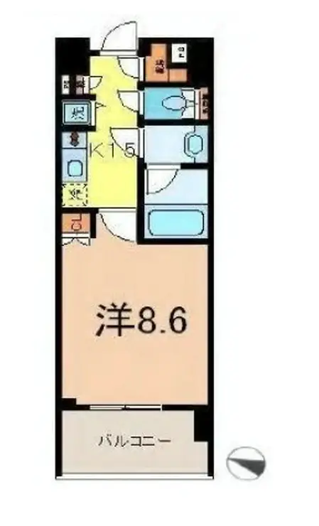 クオリア南麻布 12階階 間取り