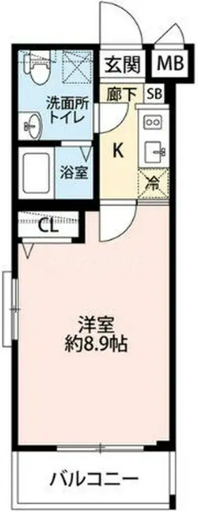 プレール・ドゥーク板橋蓮根 4階階 間取り
