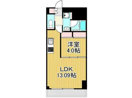 プレジオ西新井(1LDK/5階)の間取り写真