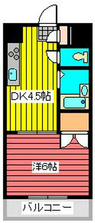 カーサ栄 2階階 間取り