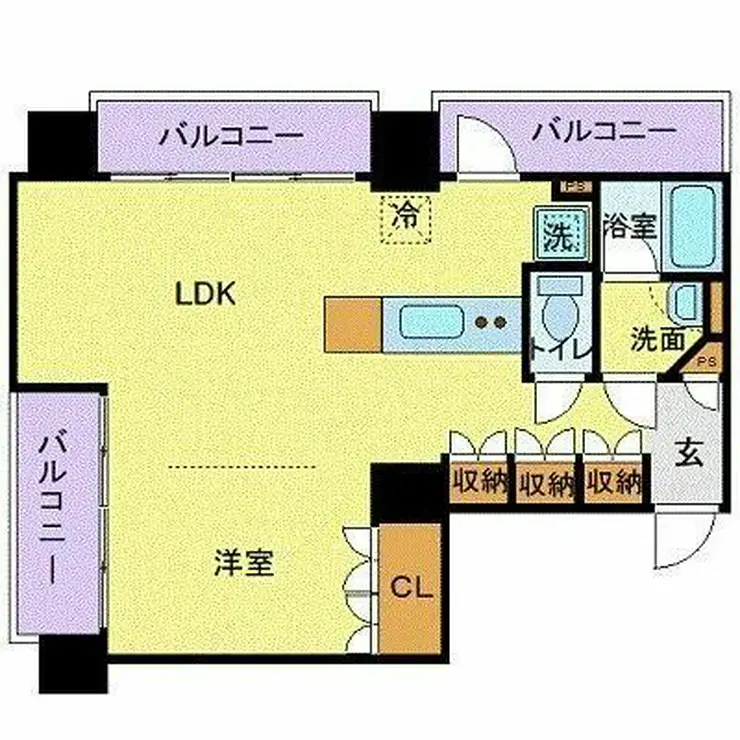 フロリスオーランティウム3 2階階 間取り