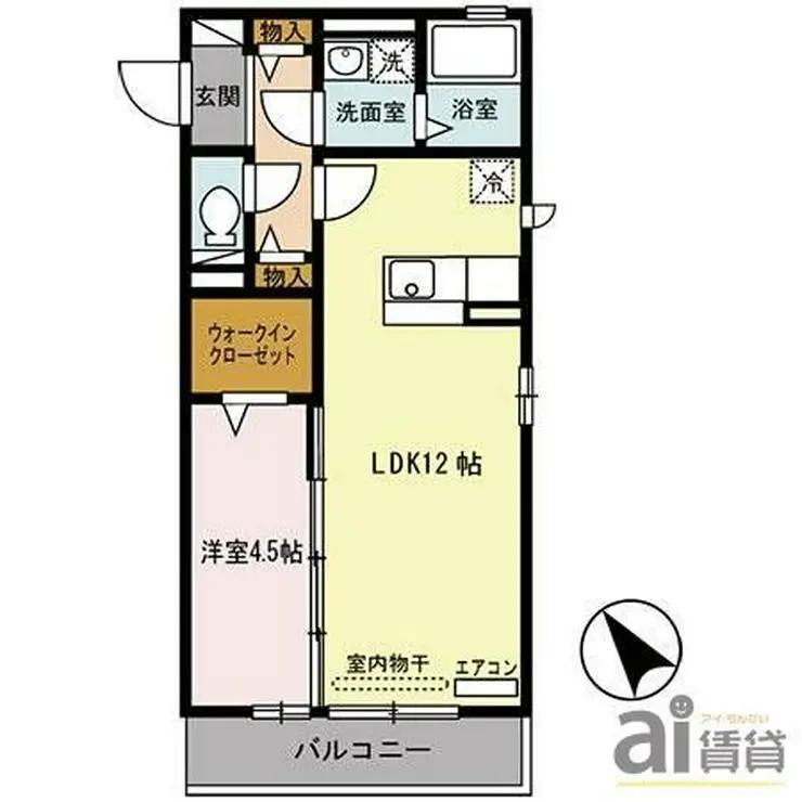 グランドゥール 1階階 間取り