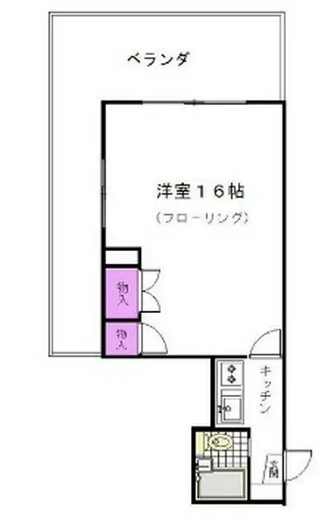 二光ハイツ 5階階 間取り